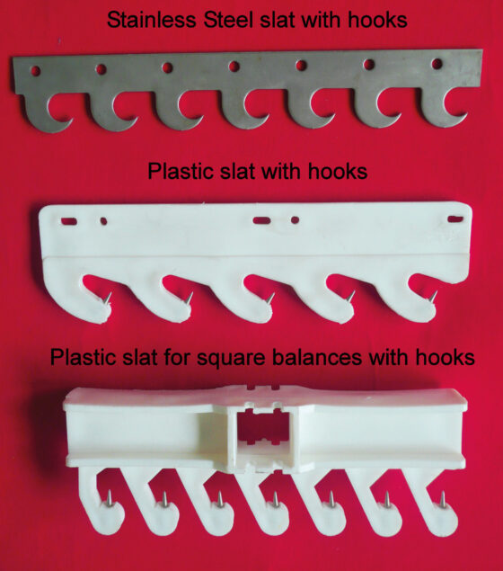 SLAT WITH INOX NAILS FOR LEATHERS